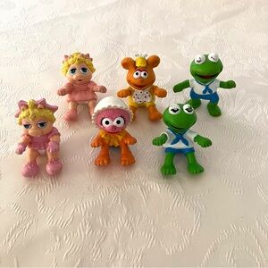 3/10$ - McDonald's Toys Sesame Street Mini Muppets 1986 Bundle of 6 kid toys